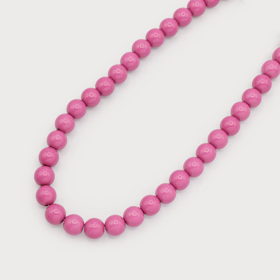 COLORED BEADS NECKLACE 1758-PUR