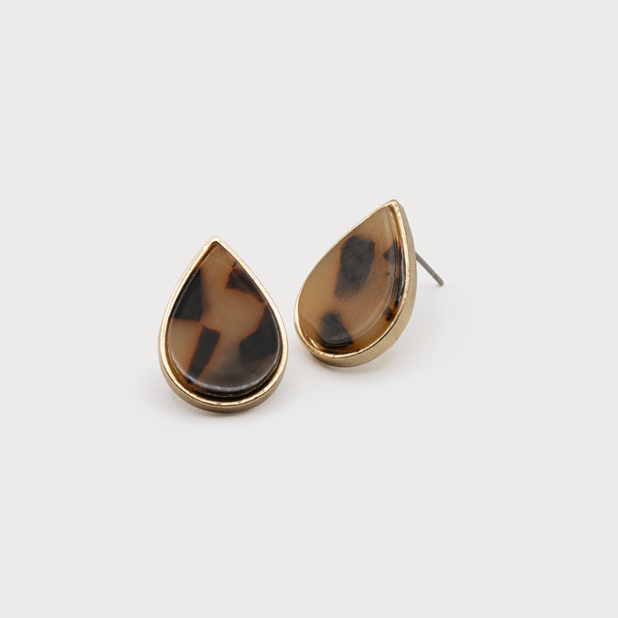 coloured drops resin & metal studs 2613-TOR-G