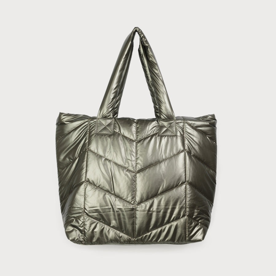 Quilted tote best sale