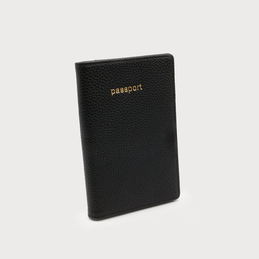 PASSPORT HOLDER WITH INSIDE POCKETS 7153-BLK